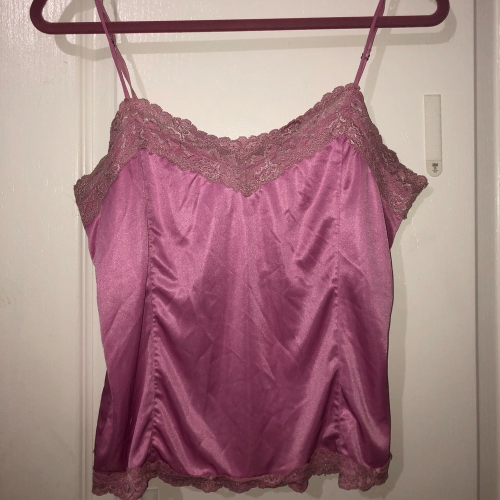 lace trim cami